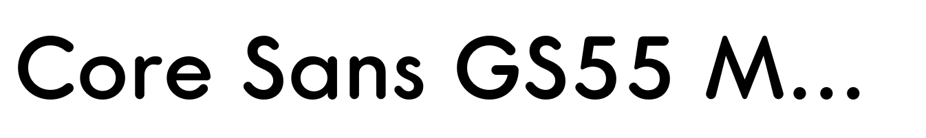 Core Sans GS55 Medium